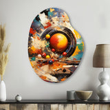 Billard Cueball Symphony An II - Asymmetric Metal Wall Art