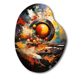 Billard Cueball Symphony An II - Asymmetric Metal Wall Art