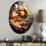 Billard Cueball Symphony An II - Asymmetric Metal Wall Art