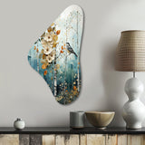 Birch Woods Enchanted Forest II - Asymmetric Metal Wall Art