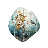 Birch Woods Enchanted Forest II - Asymmetric Metal Wall Art