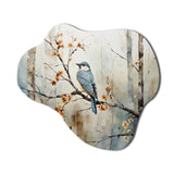 Birch Woods Ethereal Elegance III - Asymmetric Metal Wall Art