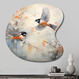 Bird Avian Symphony I - Asymmetric Metal Wall Art