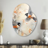 Bird Avian Symphony I - Asymmetric Metal Wall Art