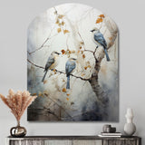 Bird Silent Watcher II - Asymmetric Metal Wall Art