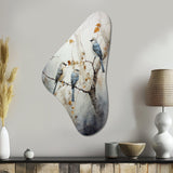 Bird Silent Watcher II - Asymmetric Metal Wall Art