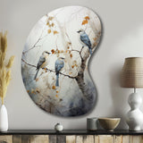 Bird Silent Watcher II - Asymmetric Metal Wall Art