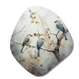 Bird Silent Watcher II - Asymmetric Metal Wall Art