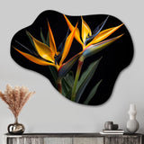 Birds Of Paradise Flowers I - Asymmetric Metal Wall Art