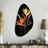 Birds Of Paradise Paradise II - Asymmetric Metal Wall Art