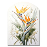 Birds Of Paradise Paradise III - Asymmetric Metal Wall Art