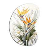 Birds Of Paradise Paradise III - Asymmetric Metal Wall Art