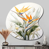 Birds Of Paradise Paradise III - Asymmetric Metal Wall Art