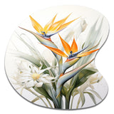 Birds Of Paradise Paradise III - Asymmetric Metal Wall Art