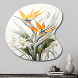 Birds Of Paradise Paradise III - Asymmetric Metal Wall Art