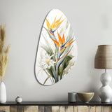 Birds Of Paradise Paradise III - Asymmetric Metal Wall Art