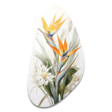 Birds Of Paradise Paradise III - Asymmetric Metal Wall Art