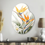 Birds Of Paradise Paradise III - Asymmetric Metal Wall Art