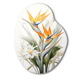 Birds Of Paradise Paradise III - Asymmetric Metal Wall Art