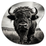 Bison Tales Of The Prairies - Asymmetric Metal Wall Art