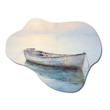 Boat Ethereal Waters I - Asymmetric Metal Wall Art