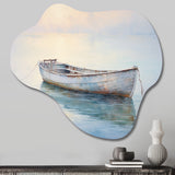 Boat Ethereal Waters I - Asymmetric Metal Wall Art