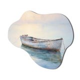 Boat Ethereal Waters I - Asymmetric Metal Wall Art