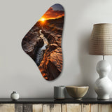 Canada Alberta Badlands I - Asymmetric Metal Wall Art