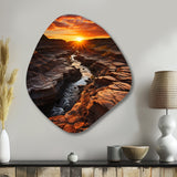 Canada Alberta Badlands I - Asymmetric Metal Wall Art