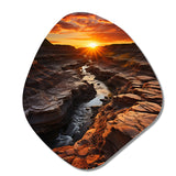 Canada Alberta Badlands I - Asymmetric Metal Wall Art