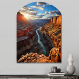 Canyon Unveiling Majesty I - Asymmetric Metal Wall Art