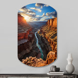 Canyon Unveiling Majesty I - Asymmetric Metal Wall Art