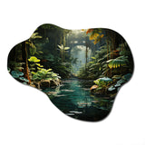 Caraibe Jungle Adventure - Asymmetric Metal Wall Art