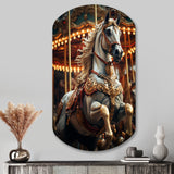 Carousel Carousel Carousel - Asymmetric Metal Wall Art