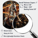 Carousel Carousel Carousel - Asymmetric Metal Wall Art