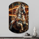 Carousel Carousel Carousel - Asymmetric Metal Wall Art