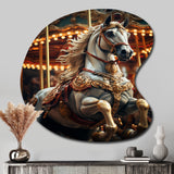 Carousel Carousel Carousel - Asymmetric Metal Wall Art