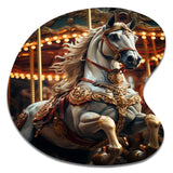 Carousel Carousel Carousel - Asymmetric Metal Wall Art