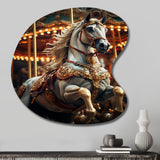 Carousel Carousel Carousel - Asymmetric Metal Wall Art