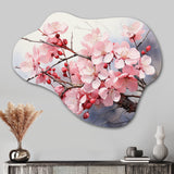 China Art Cherry Blossom - Asymmetric Metal Wall Art