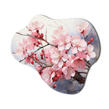 China Art Cherry Blossom - Asymmetric Metal Wall Art