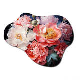 China Art Peony Bouquet - Asymmetric Metal Wall Art