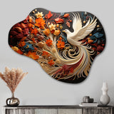 Christianity Pentecost Fire - Asymmetric Metal Wall Art