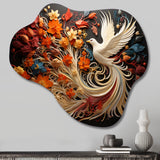 Christianity Pentecost Fire - Asymmetric Metal Wall Art