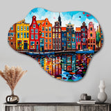 City Amsterdam Popart I - Asymmetric Metal Wall Art