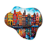 City Amsterdam Popart I - Asymmetric Metal Wall Art