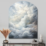 Clouds Whispering Clouds II - Asymmetric Metal Wall Art