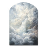 Clouds Whispering Clouds II - Asymmetric Metal Wall Art