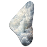 Clouds Whispering Clouds II - Asymmetric Metal Wall Art