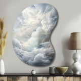 Clouds Whispering Clouds II - Asymmetric Metal Wall Art